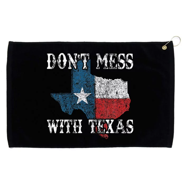 Dont Mess With Vintage Texas Longhorn Lone Star State Grommeted Golf Towel