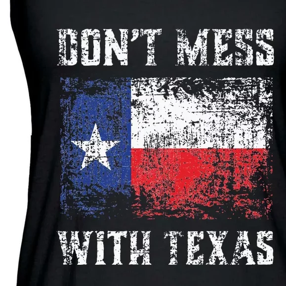 Don’t Mess With Texas Proud Texan Longhorn Lone Star State Ladies Essential Flowy Tank