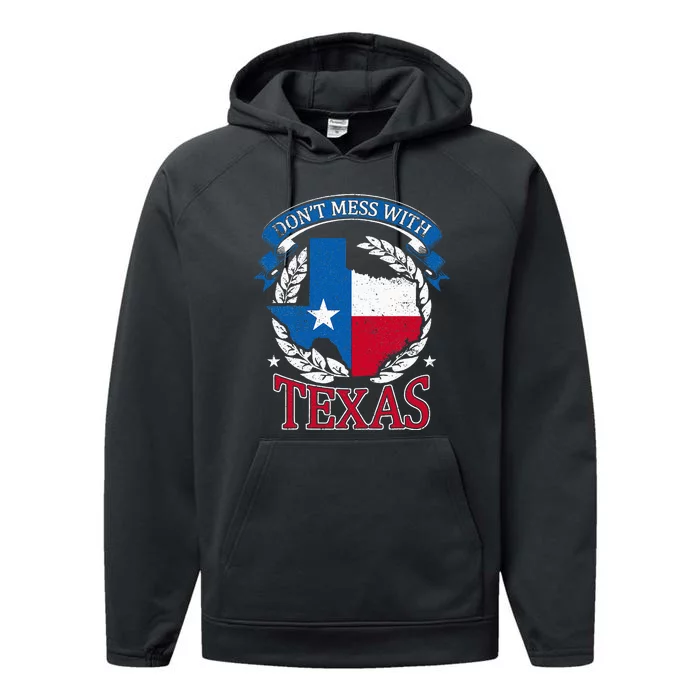 Dont Mess With The State Texas Performance Fleece Hoodie