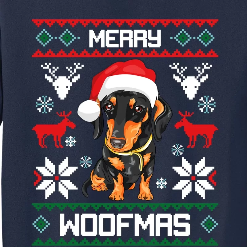 Dachshund Merry Woofmas Gift For Christmas Sweatshirt