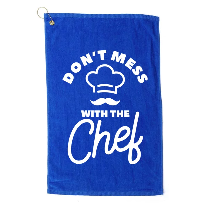 Dont Mess With The Chef Cooking Cook Gift Platinum Collection Golf Towel