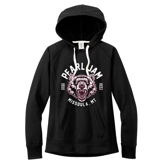 Dark Matter World Missoula Mt August 22 2024 Women's Fleece Hoodie