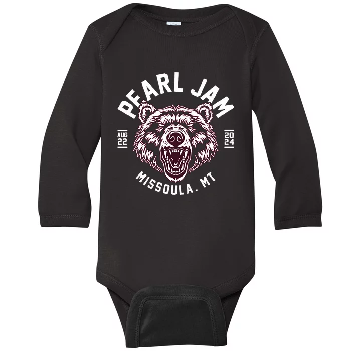 Dark Matter World Missoula Mt August 22 2024 Baby Long Sleeve Bodysuit