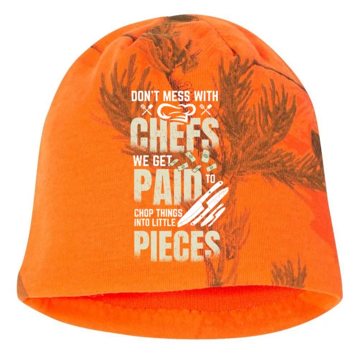 Dont Mess With The Chef Sous Chef Gift Kati - Camo Knit Beanie