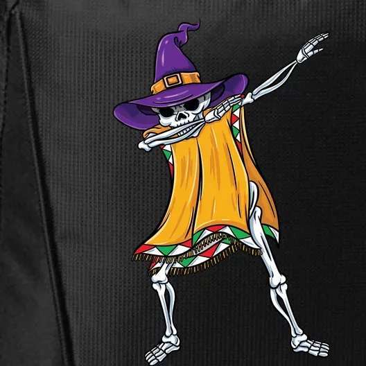 Dabbing Mexican Witch Skeleton Gift City Backpack