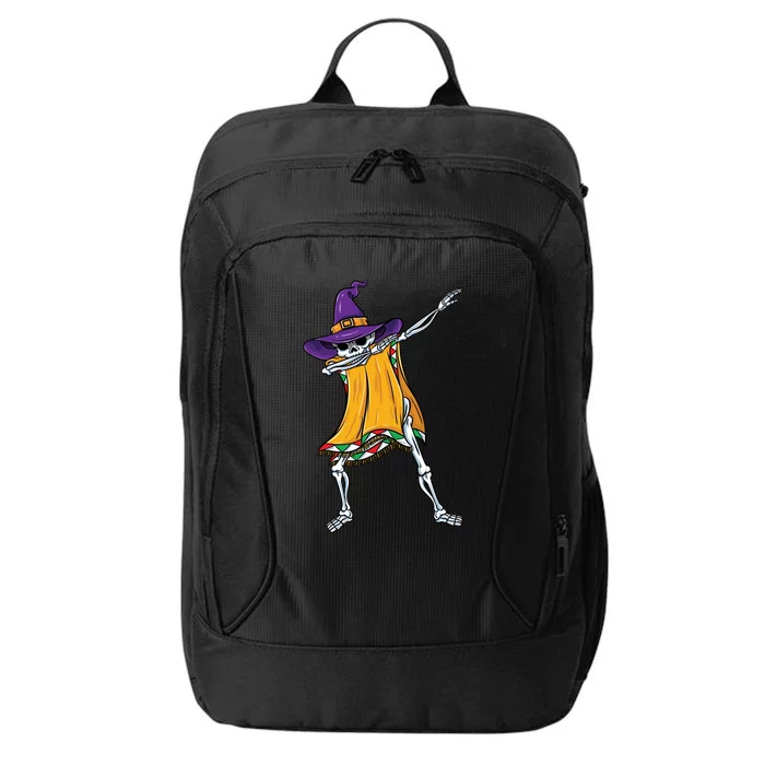 Dabbing Mexican Witch Skeleton Gift City Backpack