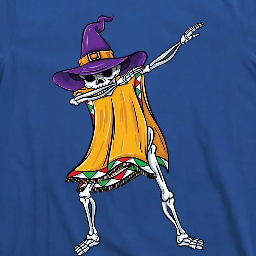 Dabbing Mexican Witch Skeleton Gift T-Shirt