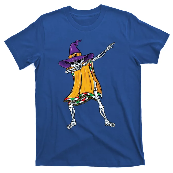 Dabbing Mexican Witch Skeleton Gift T-Shirt