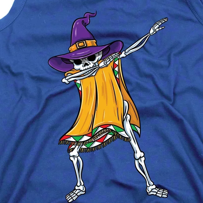 Dabbing Mexican Witch Skeleton Gift Tank Top