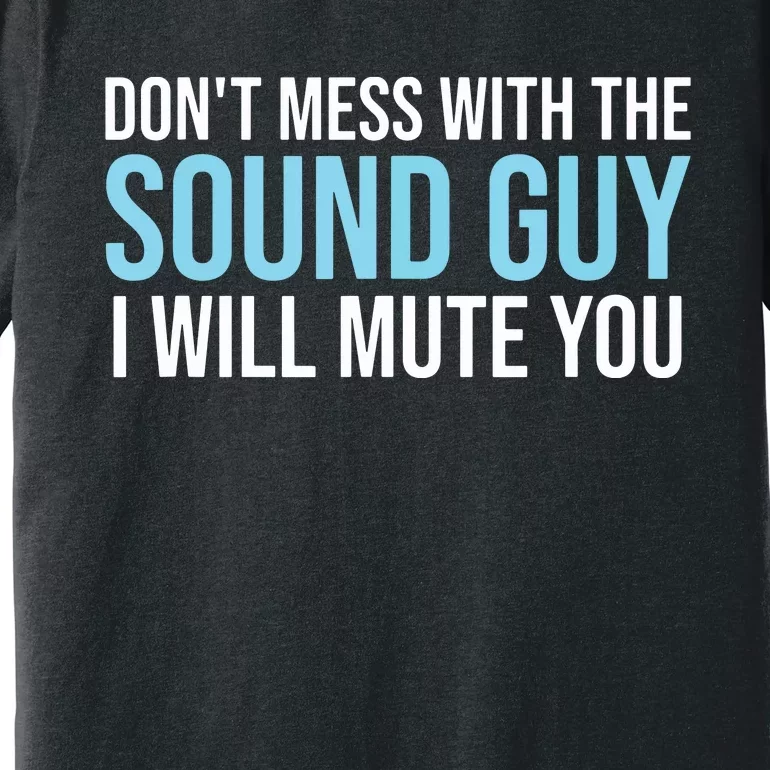 Dont Mess With The Sound Guy Shirts Sound Engineer Shirts Premium T-Shirt