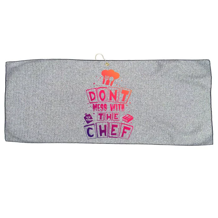 Dont Mess With The Chef Gift Large Microfiber Waffle Golf Towel