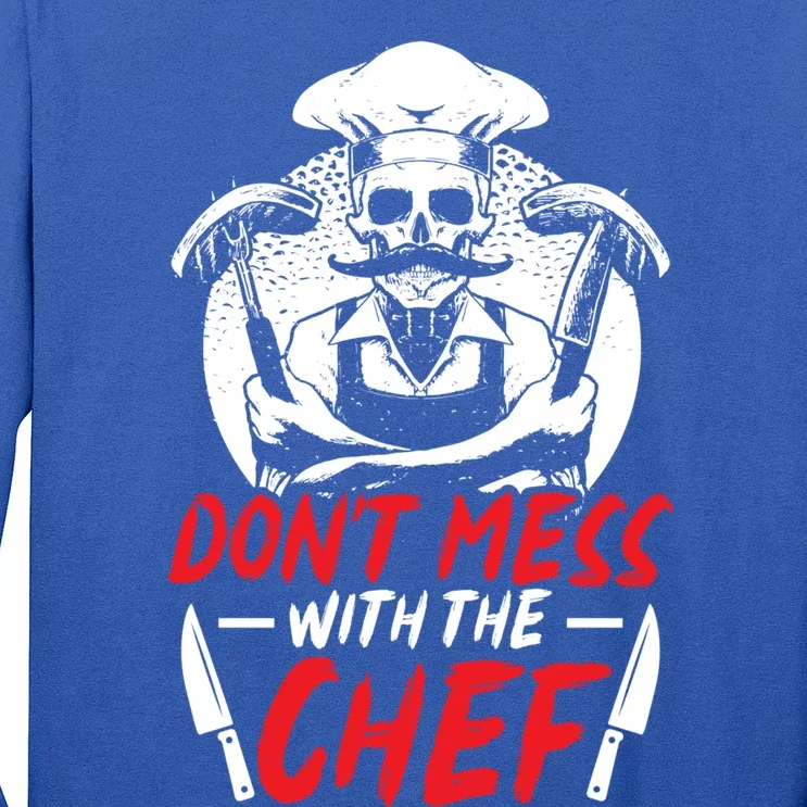 Dont Mess With The Chef Sous Chef Cooking Culinary Cool Gift Long Sleeve Shirt