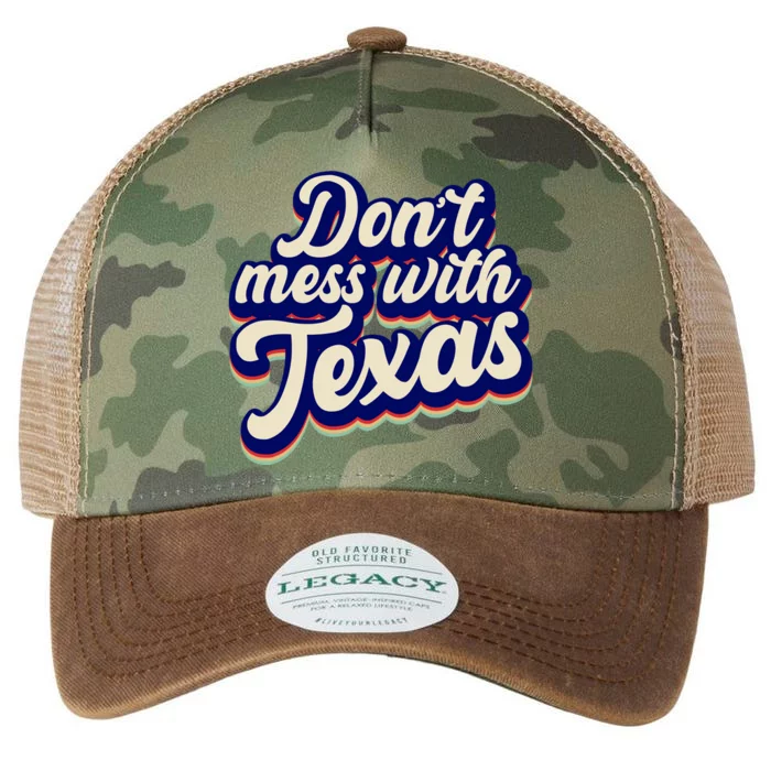 Don't Mess With Texas Retro Logo Legacy Tie Dye Trucker Hat