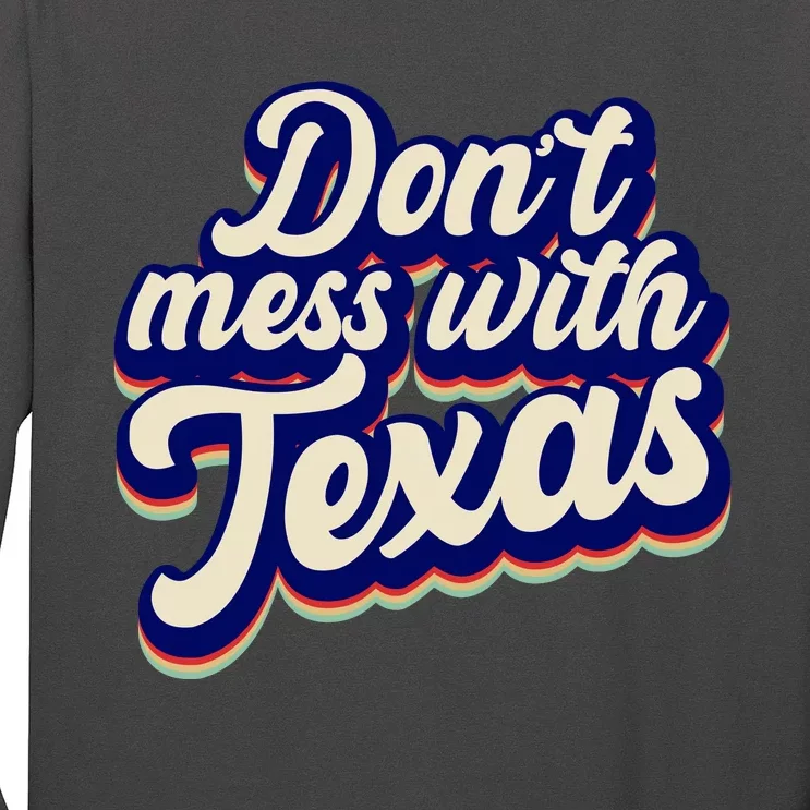 Don't Mess With Texas Retro Logo Long Sleeve Shirt