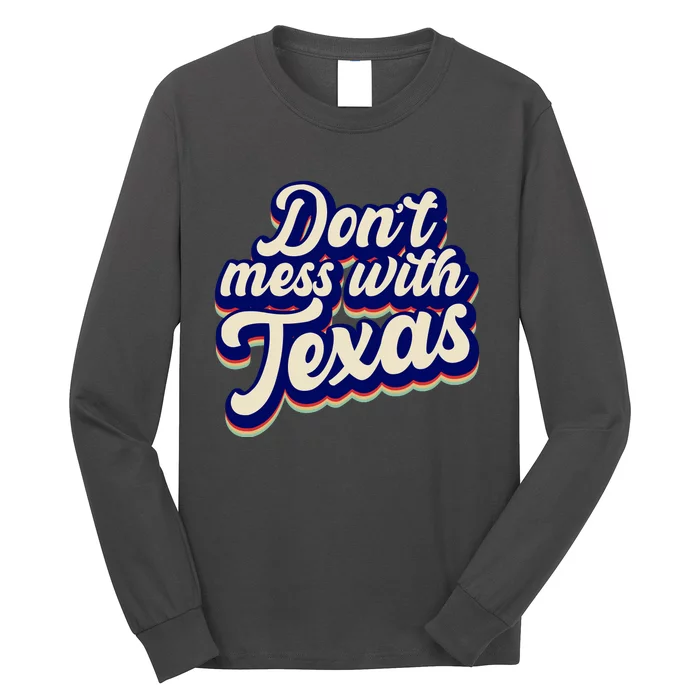 Don't Mess With Texas Retro Logo Long Sleeve Shirt