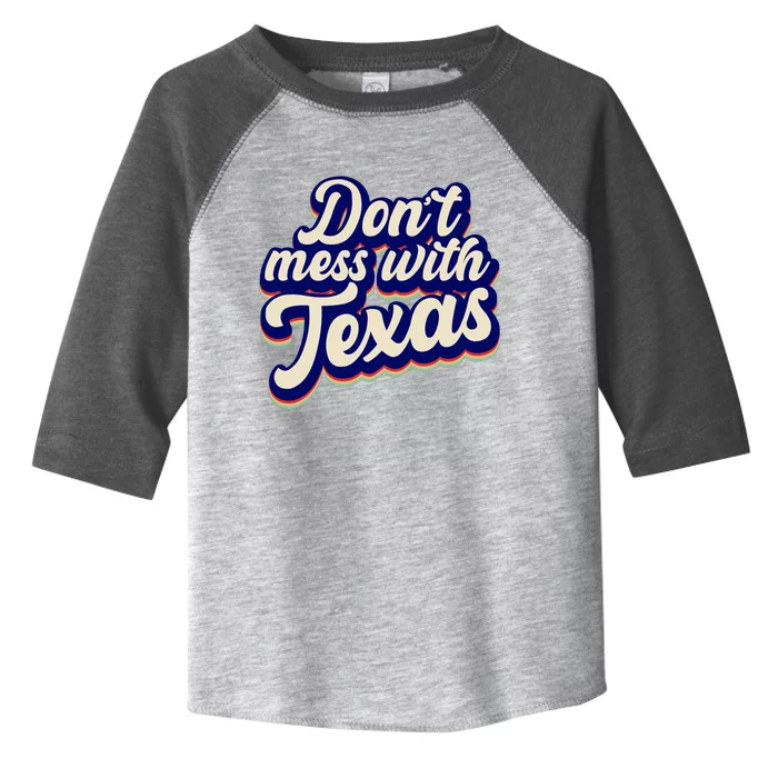 Don't Mess With Texas Retro Logo Toddler Fine Jersey T-Shirt