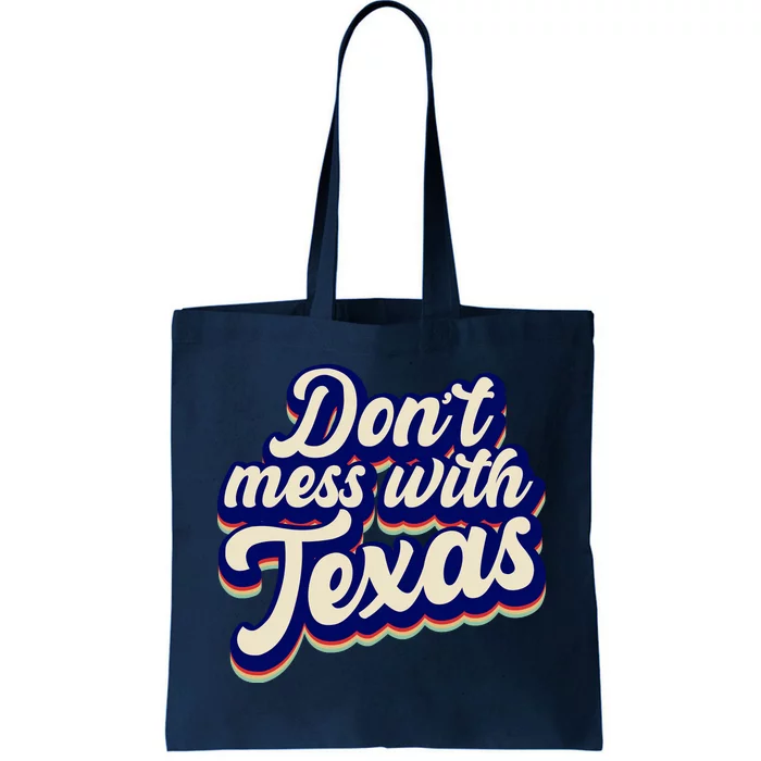 Don't Mess With Texas Retro Logo Tote Bag