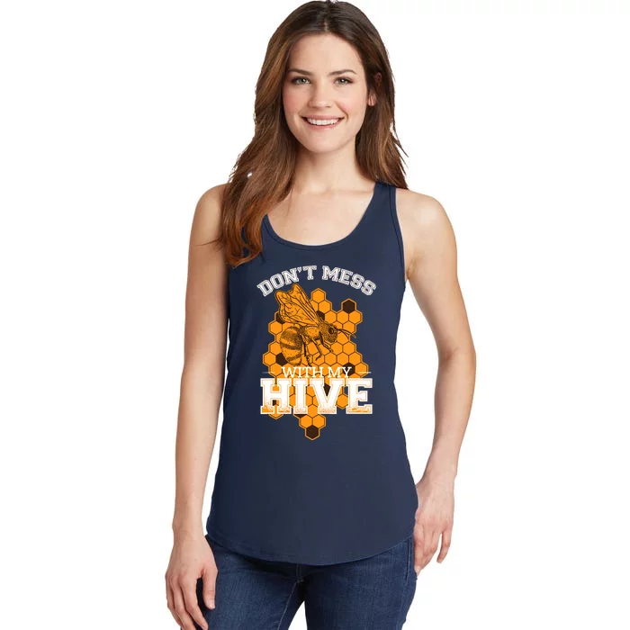 DonT Mess With My Hive | Beekeeping Beekeeper Beehive Ladies Essential Tank