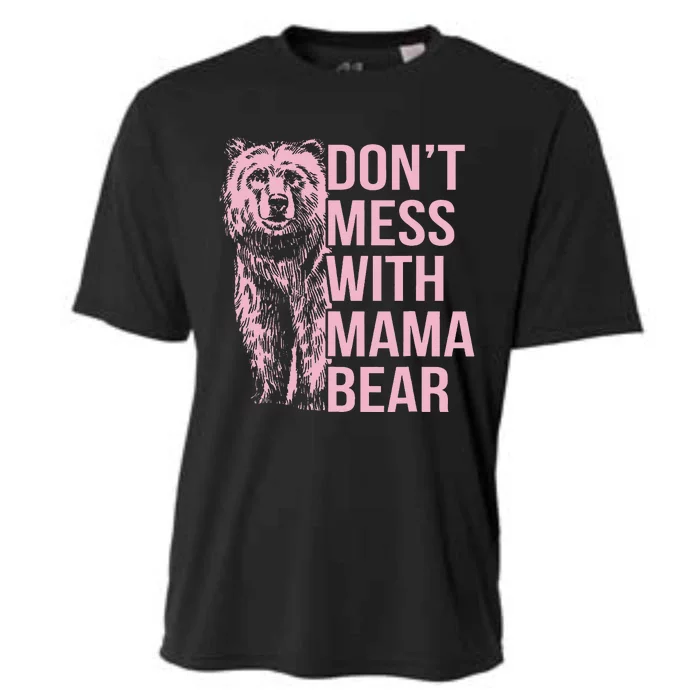 Don't Mess with Mama Bear Vintage Mom Mommy Mother's Day Cooling Performance Crew T-Shirt