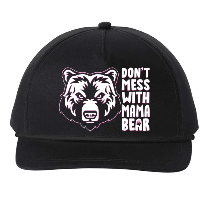 Dont Mess With Mama Bear Snapback Five-Panel Rope Hat