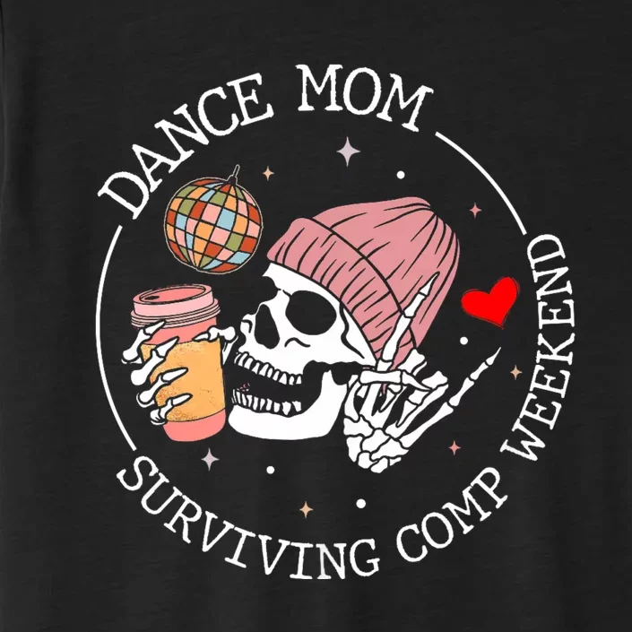 Dance Mom Weekends Coffee Dance Comps Tie Dye Women ChromaSoft Performance T-Shirt