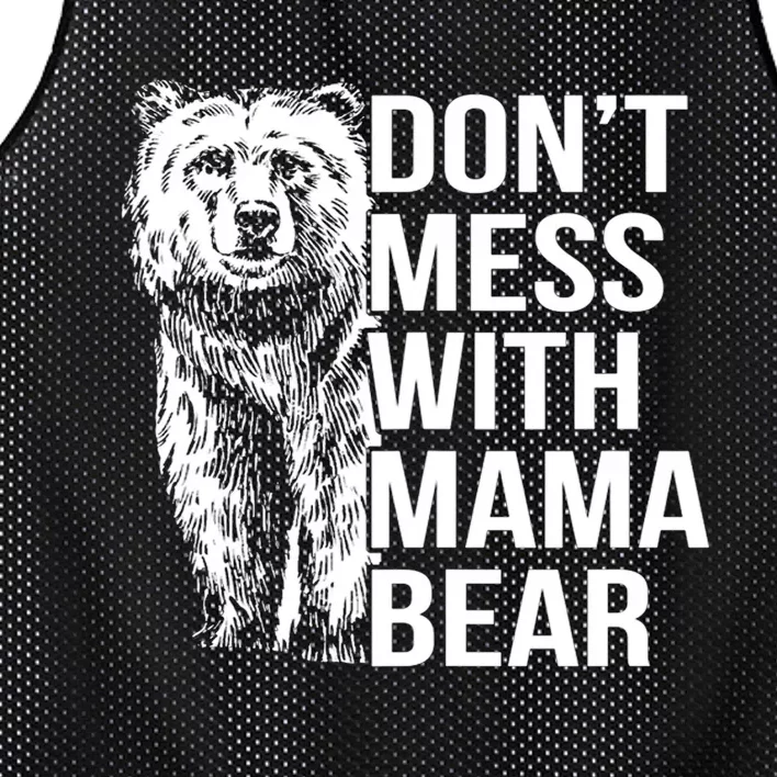 Don't Mess With Mama Bear Mesh Reversible Basketball Jersey Tank