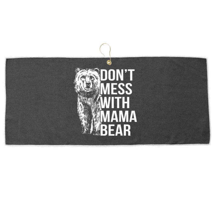 Dont Mess With Mama Bear Large Microfiber Waffle Golf Towel