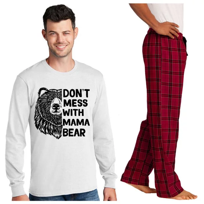 Don't Mess with Mama Bear Long Sleeve Pajama Set