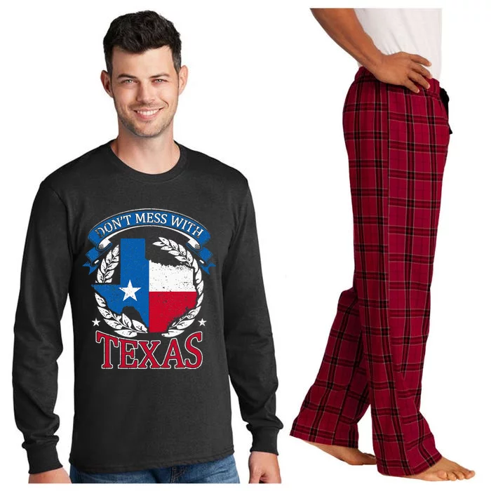 Dont Mess With The State Texas Long Sleeve Pajama Set