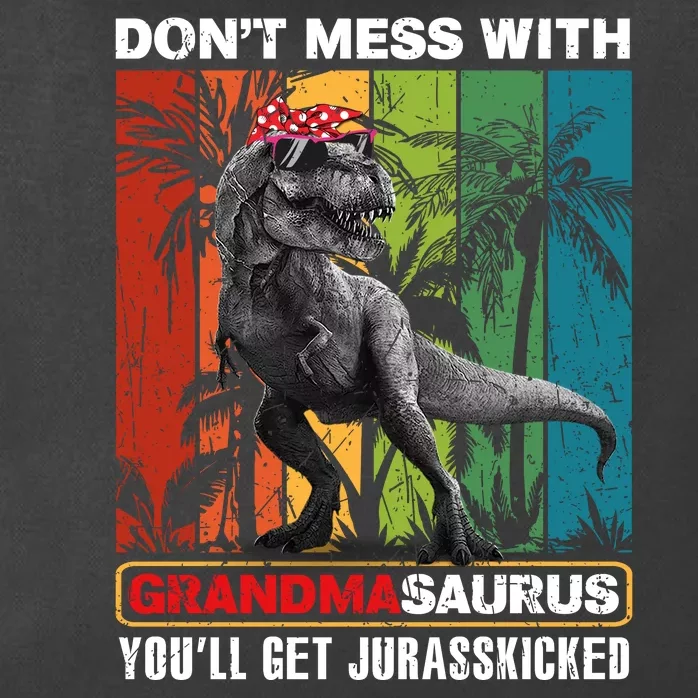 Dont Mess With Papasaurus Youll Get Jurasskicked Zip Tote Bag