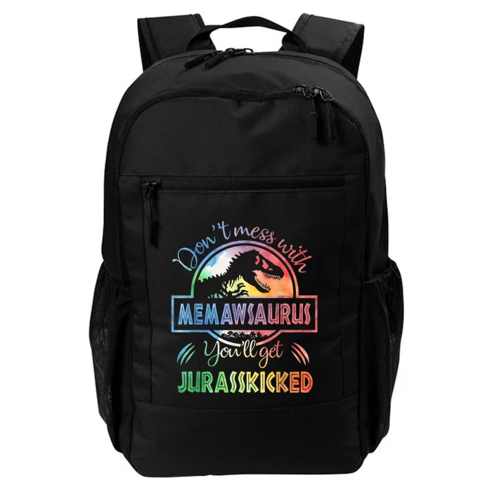 Don't Mess With MemawSAURUS You'll Get Jurasskicked Daily Commute Backpack