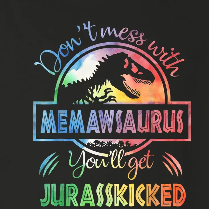 Don't Mess With MemawSAURUS You'll Get Jurasskicked Toddler Long Sleeve Shirt