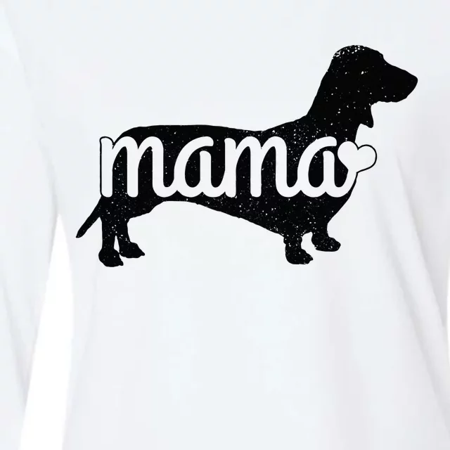 Dachshund Mama Wiener Dog Doxie Mom Funny Cute Gift Womens Cotton Relaxed Long Sleeve T-Shirt