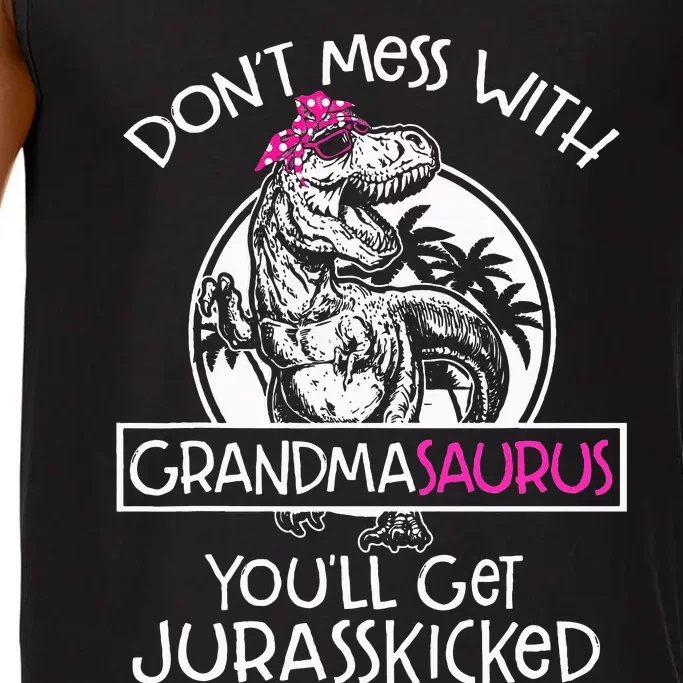 Dont Mess With Grandmasaurus Youll Get Jurasskicked Comfort Colors® Tank Top