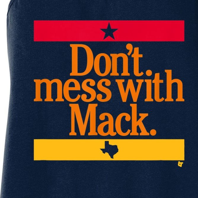 Don't Mess With Mattress Mack Houston Baseball Women's Racerback Tank