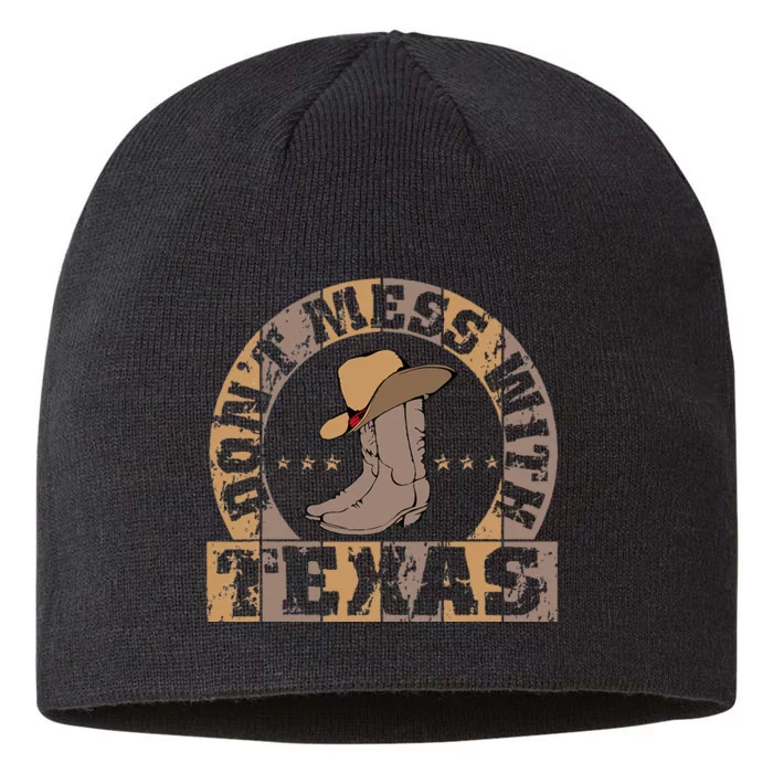 DonT Mess With Bootsn Hat Texas Longhorn Lone Star State 8 1/2in Sustainable Knit Beanie