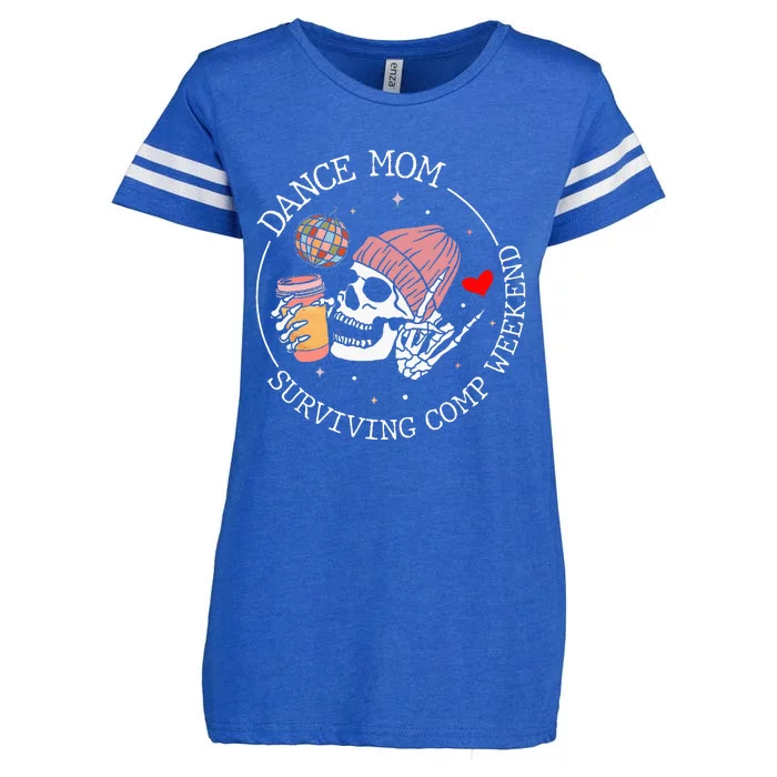 Dance Mom Weekends Coffee Dance Comps Tie Dye Enza Ladies Jersey Football T-Shirt