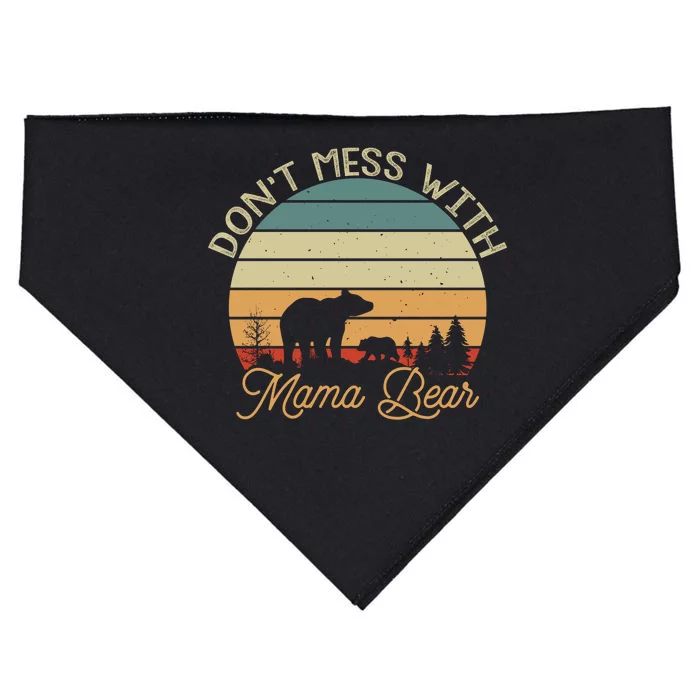 Dont Mess With Mama Bear USA-Made Doggie Bandana