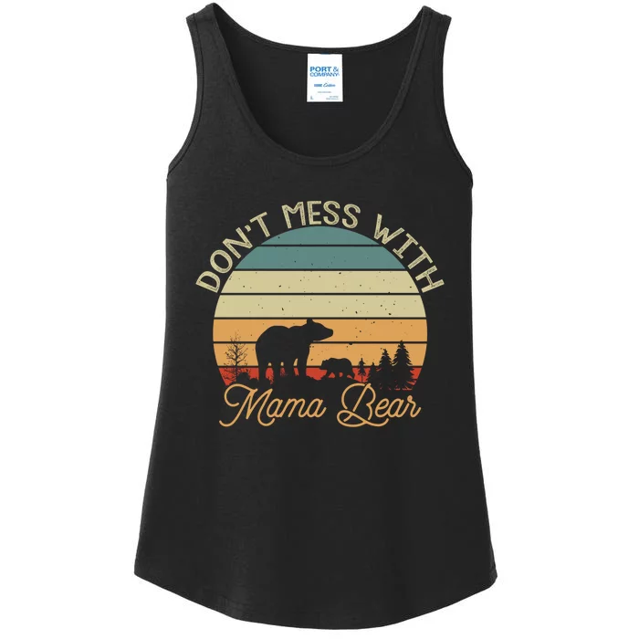 Dont Mess With Mama Bear Ladies Essential Tank