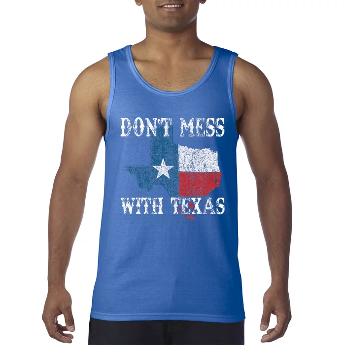 Dont Mess With Vintage Texas Longhorn Lone Star State Tank Top