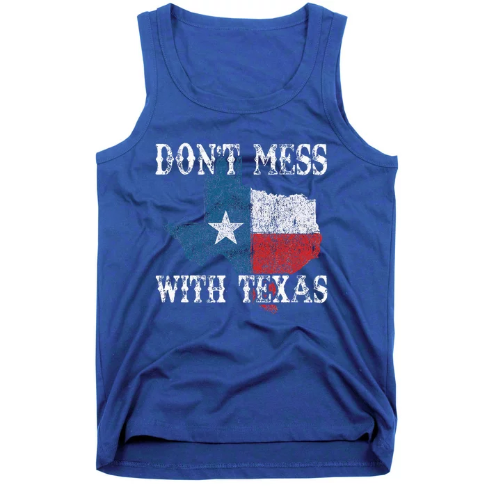 Dont Mess With Vintage Texas Longhorn Lone Star State Tank Top