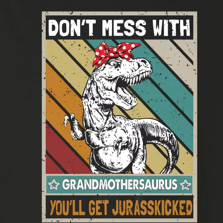 Dont Mess With Grandmothersaurus Toddler Long Sleeve Shirt