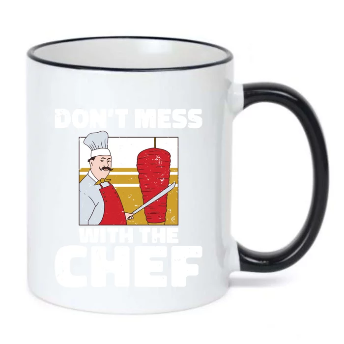 Dont Mess With The Chef Kitchen Culinary Cook Gift Black Color Changing Mug