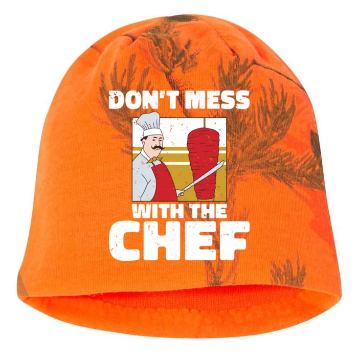 Dont Mess With The Chef Kitchen Culinary Cook Gift Kati - Camo Knit Beanie