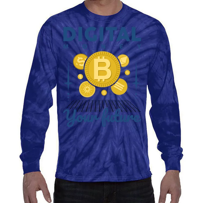 Digital Money Your Future Tie-Dye Long Sleeve Shirt