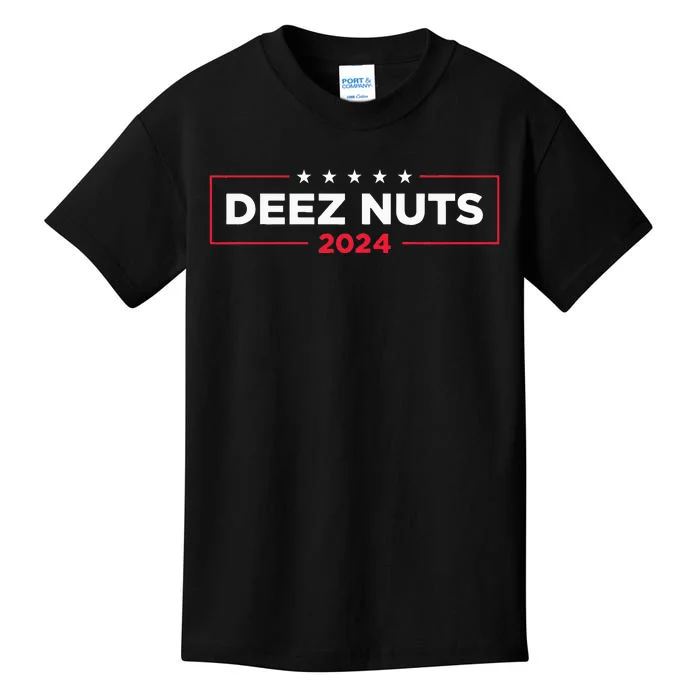 Deez Nuts 2024 Humorous Meme Campaign Kids T-Shirt