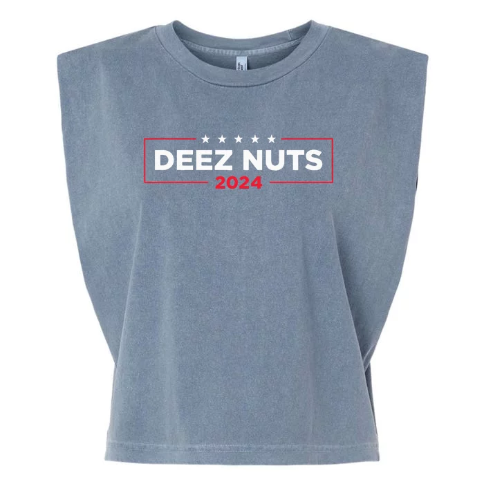 Deez Nuts 2024 Humorous Meme Campaign Garment-Dyed Women's Muscle Tee