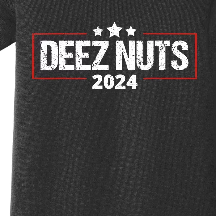 Deez Nuts 2024 Meme Campaign Funny Election Baby Bodysuit