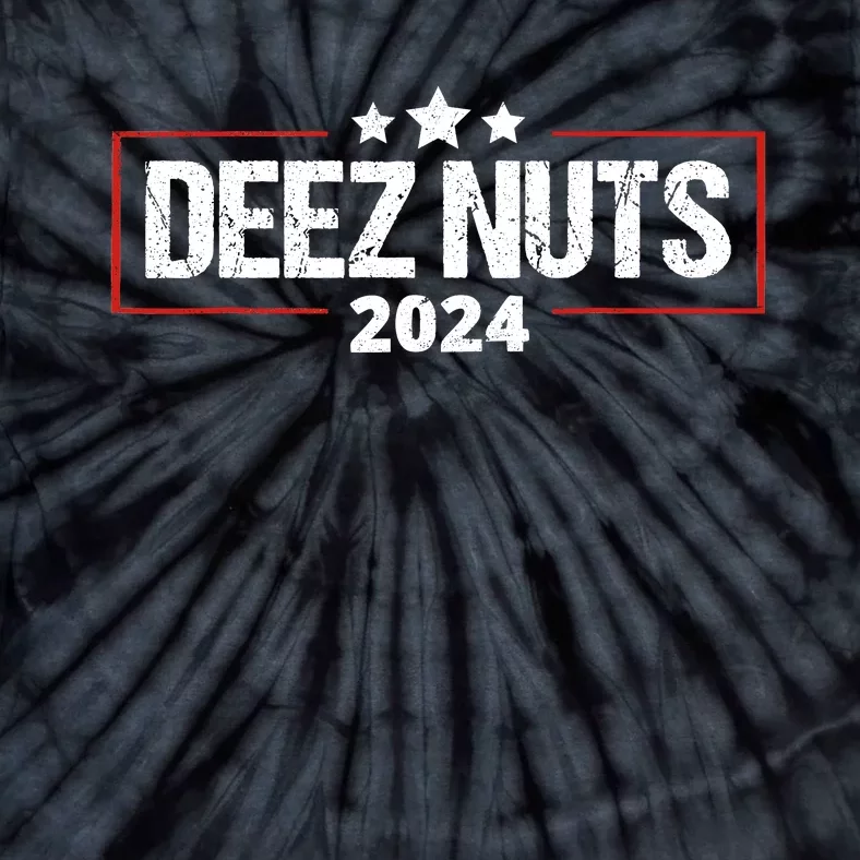 Deez Nuts 2024 Meme Campaign Funny Election Tie-Dye T-Shirt