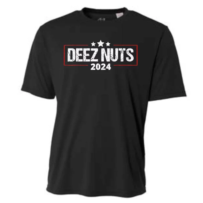 Deez Nuts 2024 Humorous Meme Campaign Cooling Performance Crew T-Shirt